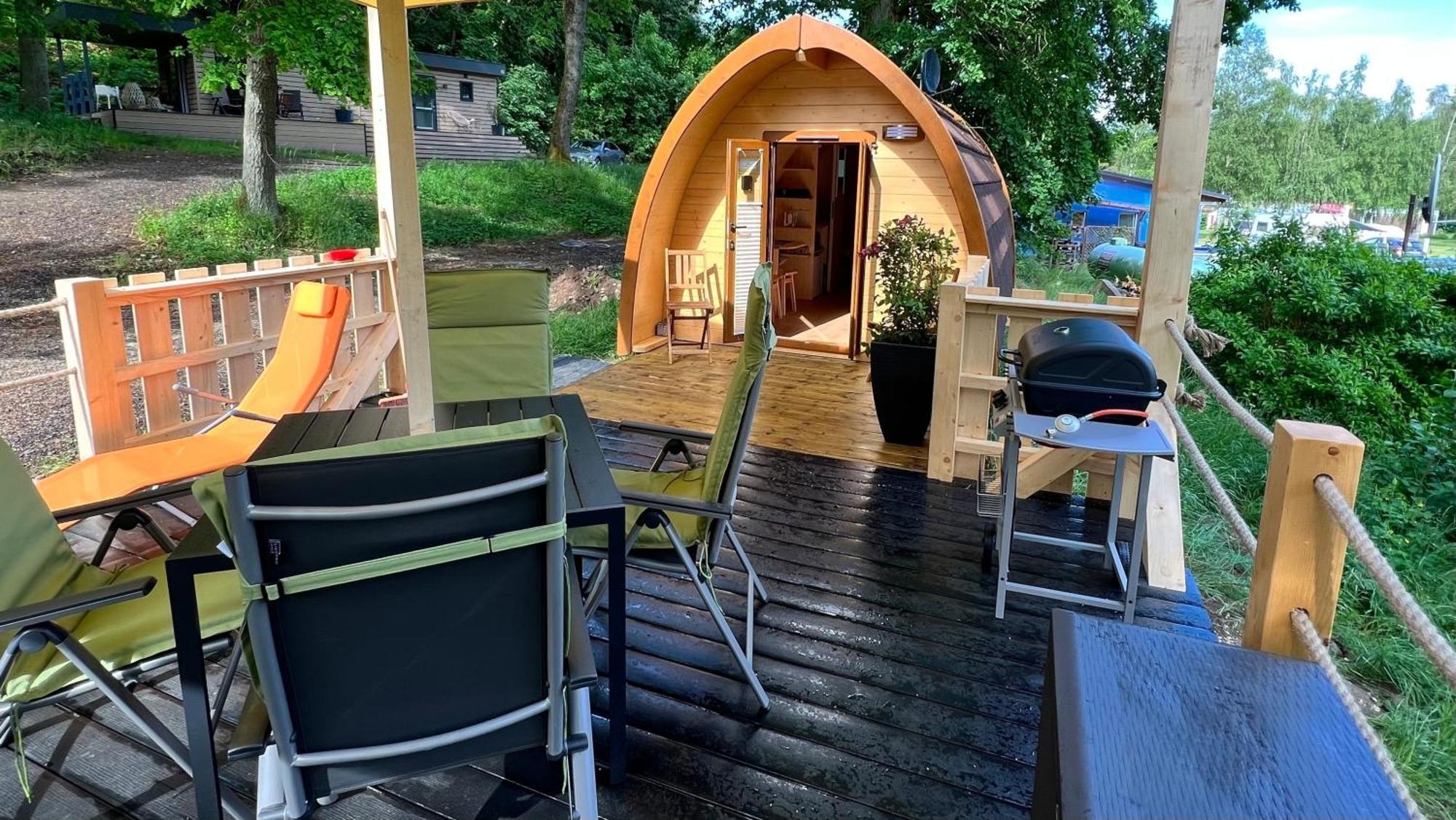 Tiny House Carlos - Zauberhaftes Camping-Pod Stuer Bagian luar foto