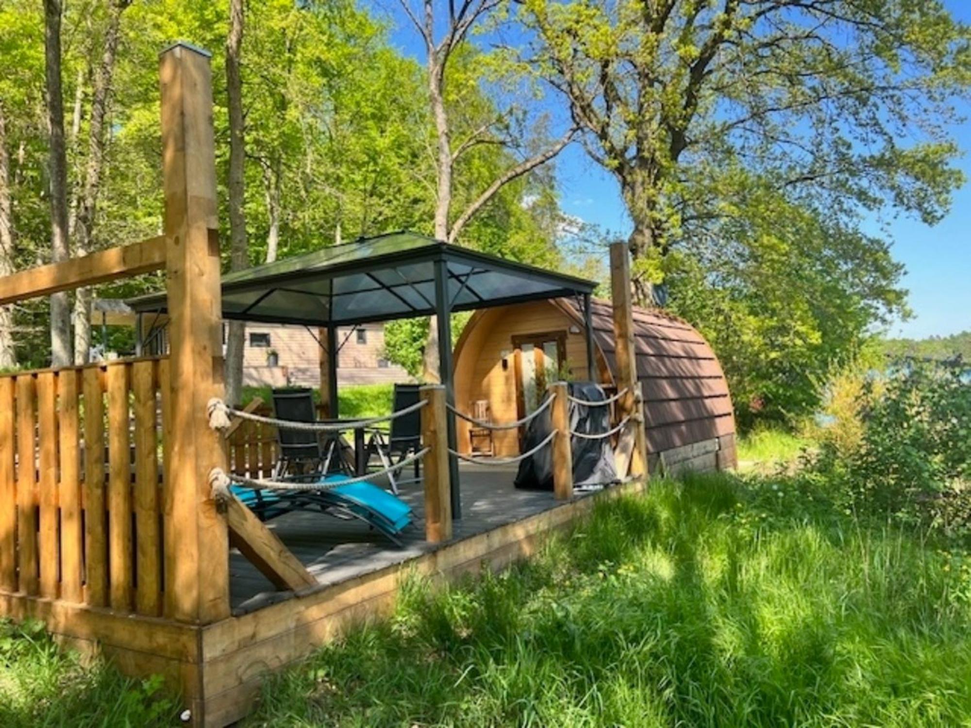 Tiny House Carlos - Zauberhaftes Camping-Pod Stuer Bagian luar foto