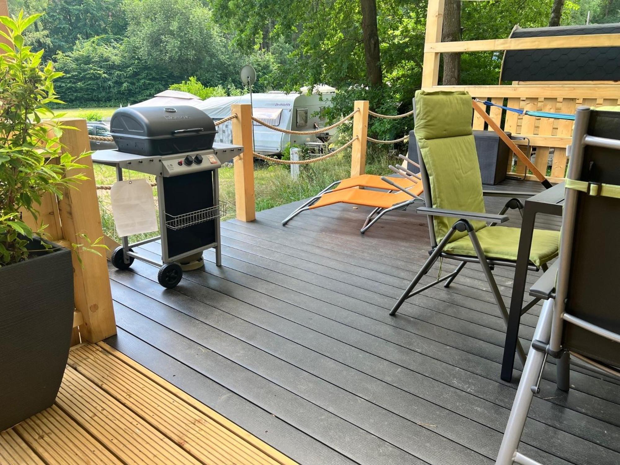 Tiny House Carlos - Zauberhaftes Camping-Pod Stuer Bagian luar foto
